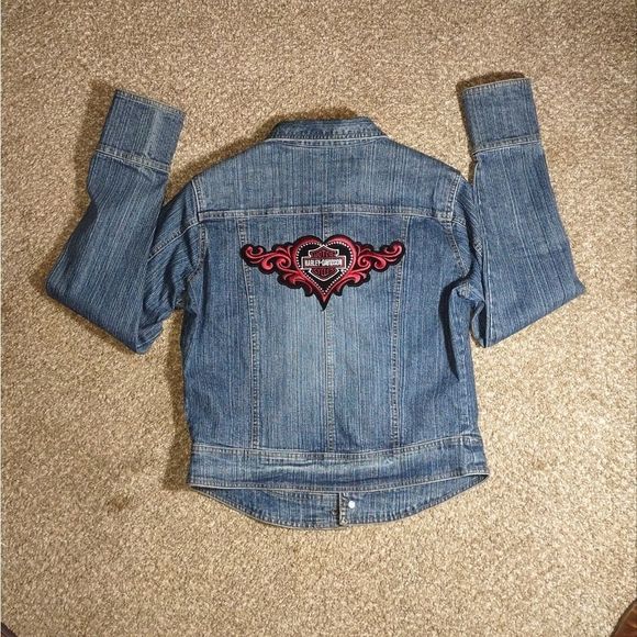Bailey's point jean jacket size medium 10-12 - Picture 5 of 6
